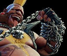 Birdie Character from Street Fighter 5: Arcade Edition