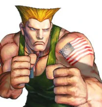 Guile Character from Street Fighter 4
