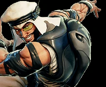 Rashid Character from Street Fighter 5: Arcade Edition