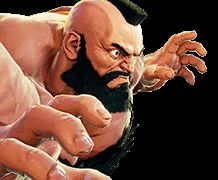 Zangief Character from Street Fighter 5: Arcade Edition